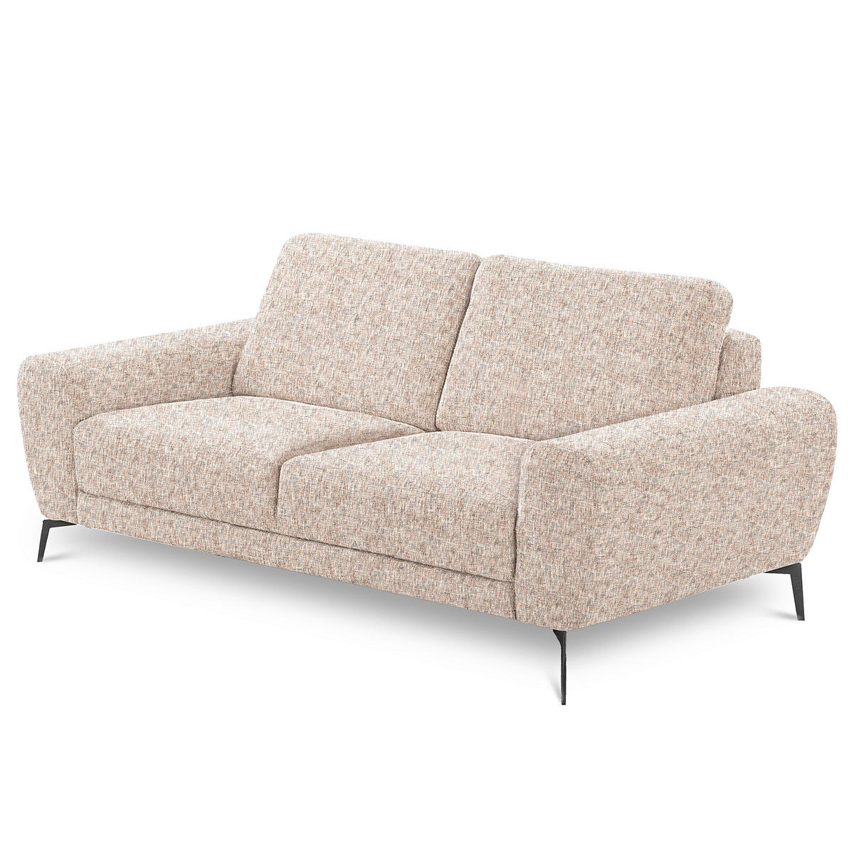 2-SITZER-SOFA Webstoff Blau, Gelb, Rot, Weiss  - Blau/Weiss, Design, Textil/Metall (157/85/92cm) - Livetastic