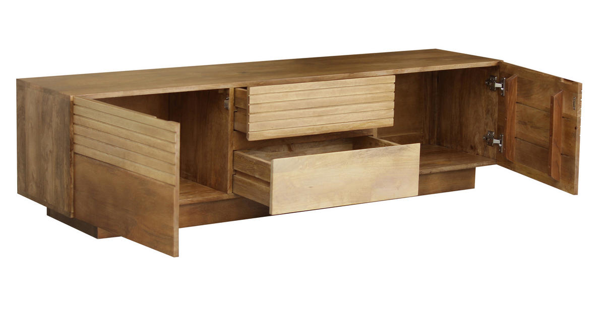 LOWBOARD  in 170/45/40 cm  - Hellbraun/Naturfarben, Natur, Holz (170/45/40cm) - Livetastic