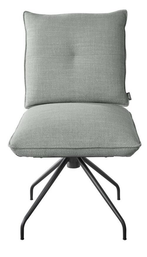 STUHL - Schwarz/Grau, Design, Textil/Metall (50/90/70cm) - Dieter Knoll