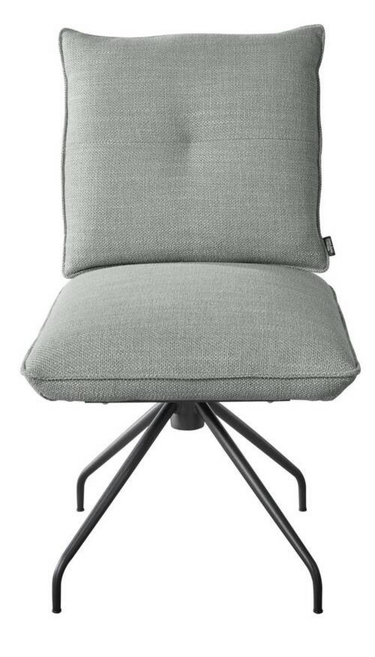 STUHL - Schwarz/Grau, Design, Textil/Metall (50/90/70cm) - Dieter Knoll