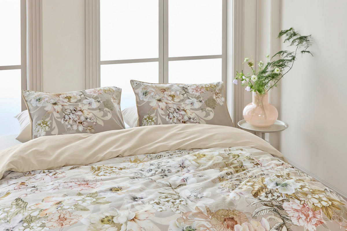 BETTWÄSCHE Exista Satin 160/210 cm  - Naturfarben, Basics, Textil (160/210cm) - Novel