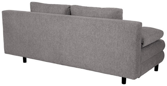 SCHLAFSOFA Lia in Webstoff Anthrazit  - Anthrazit/Schwarz, Design, Textil/Metall (197/84/92,5cm) - Hom`in