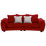MEGASOFA in Textil Grau, Rot - Dunkelbraun/Rot, LIFESTYLE, Holz/Textil (274/74/52/120cm) - Landscape MEGASOFA in Textil Grau, Rot - Dunkelbraun/Rot, LIFESTYLE, Holz/Textil (274/74/52/120cm) - Landscape
