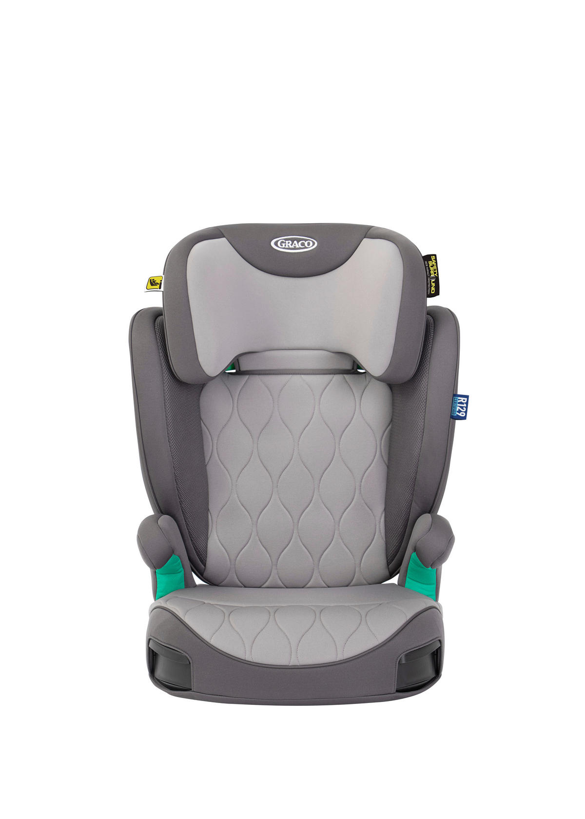 KINDERAUTOSITZ Affix R129  - Hellgrau/Grau, Basics, Kunststoff/Textil (39/46,3/64,5-85,5cm) - Graco