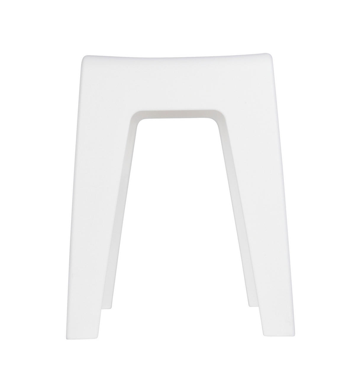 BADHOCKER - Weiß, KONVENTIONELL, Kunststoff (38/47/32cm) - Wenko