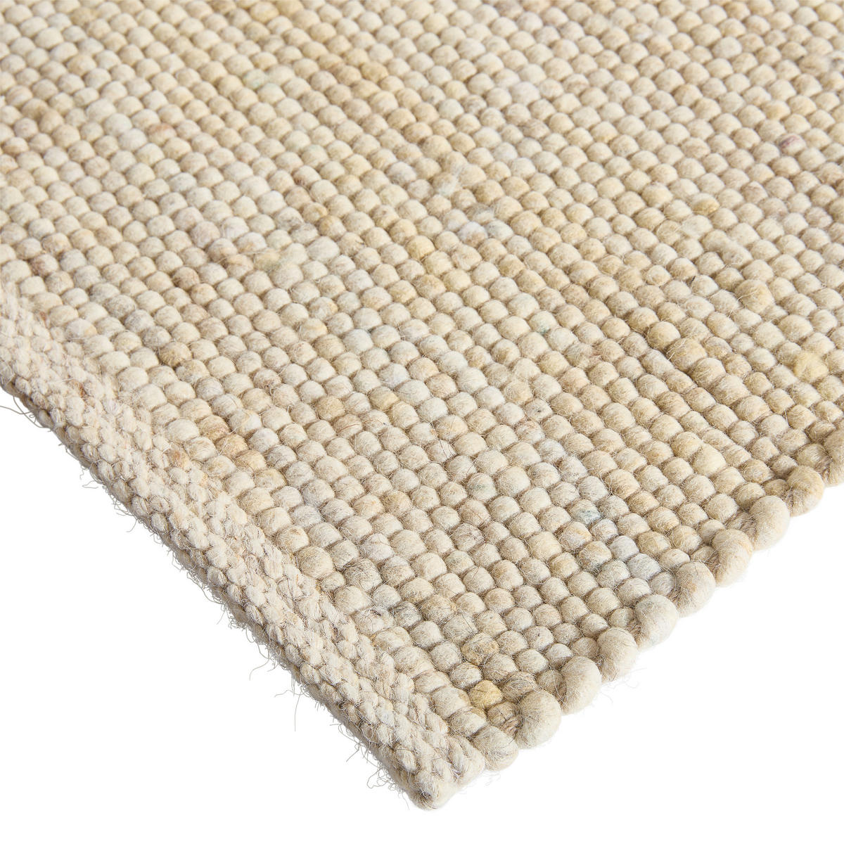 HANDWEBTEPPICH  Wohnzimmer 160/230 cm Beige rechteckig  - Beige, KONVENTIONELL, Textil (160/230cm) - Linea Natura