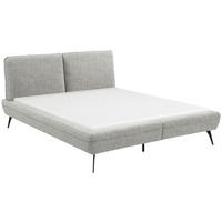 TAPECIRANI KREVET   180/200 cm   siva  - siva/crna, Moderno, drvo/metal (180/200cm) - MID.YOU
