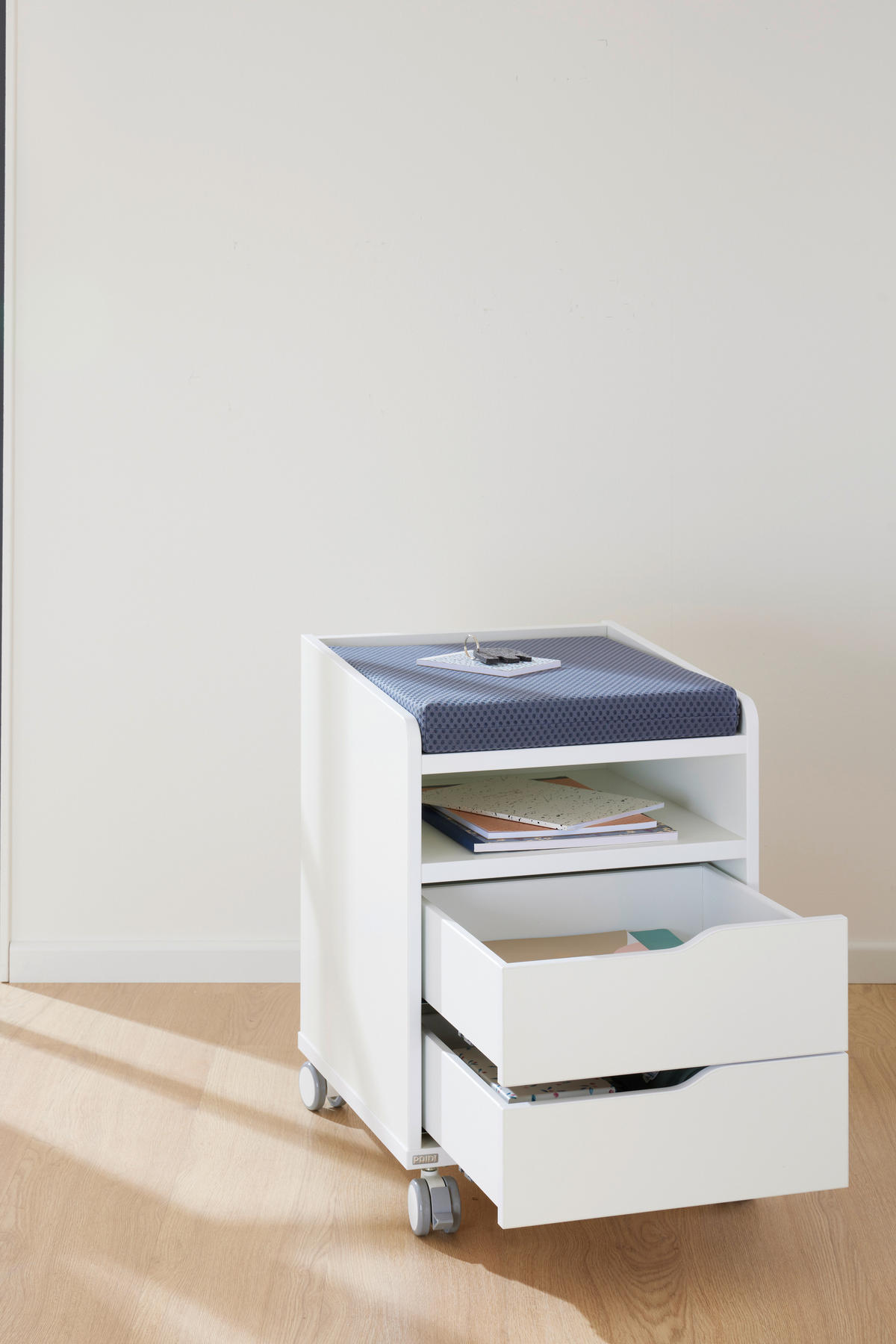 ROLLCONTAINER Weiß  - Weiß, Basics, Holzwerkstoff/Kunststoff (43,3/47,6/60,5cm) - Paidi