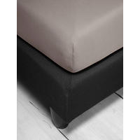 SPANNBETTTUCH Jersey  - Taupe, KONVENTIONELL, Textil (90-100/200cm) - Irisette