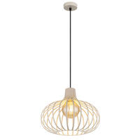 HÄNGELEUCHTE 40/150 cm  - Sandfarben/Creme, Basics, Textil/Metall (40/150cm)