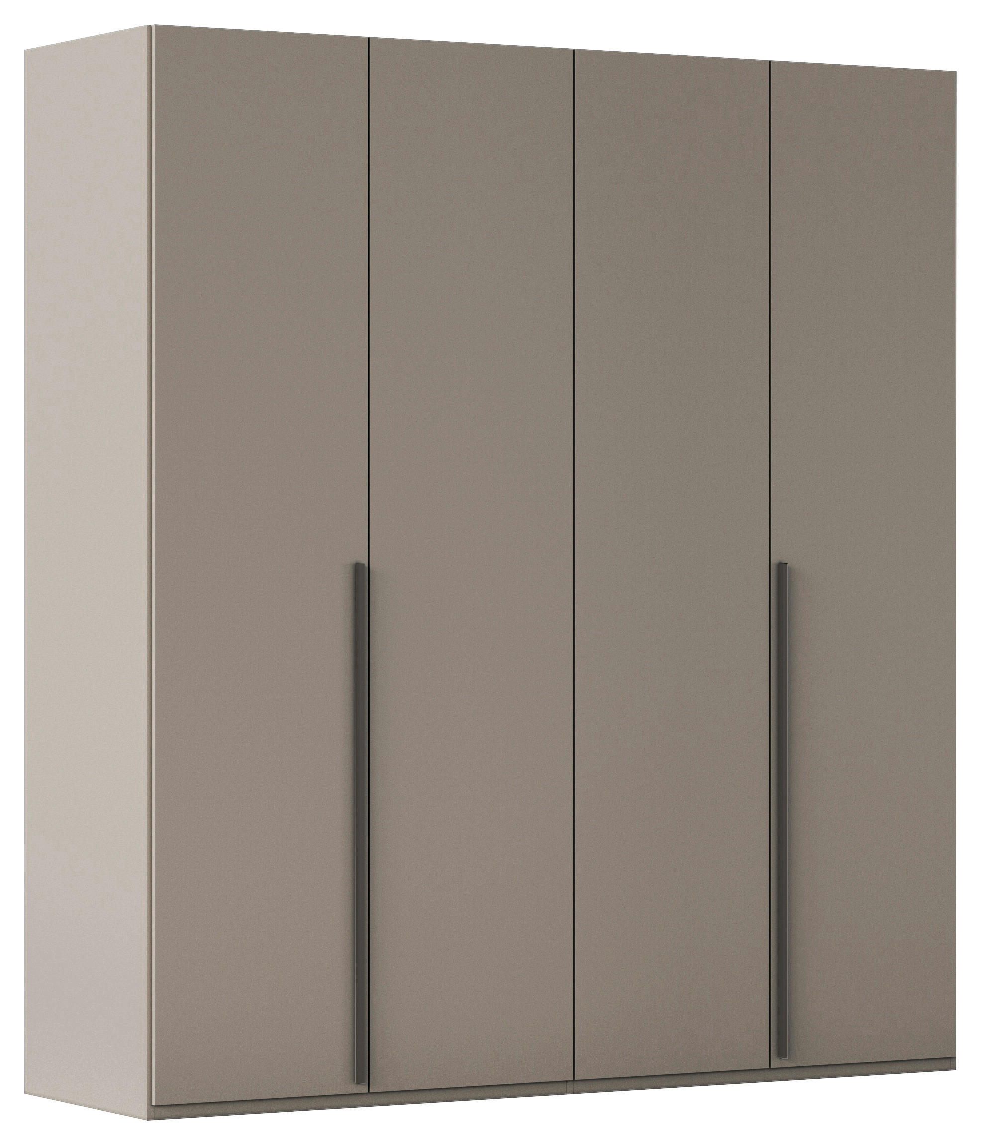 DREHTÜRENSCHRANK 201/223/60 cm 4-türig Fango  - Fango/Graphitfarben, Design, Holzwerkstoff/Metall (201/223/60cm) - home24