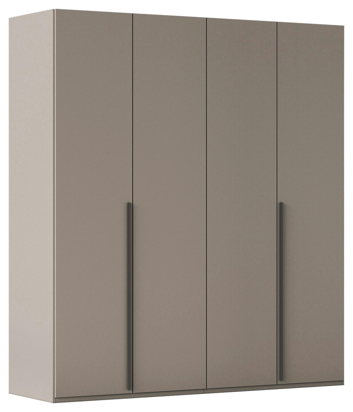 DREHTÜRENSCHRANK 201/223/60 cm 4-türig Fango  - Fango/Graphitfarben, Design, Holzwerkstoff/Metall (201/223/60cm) - home24