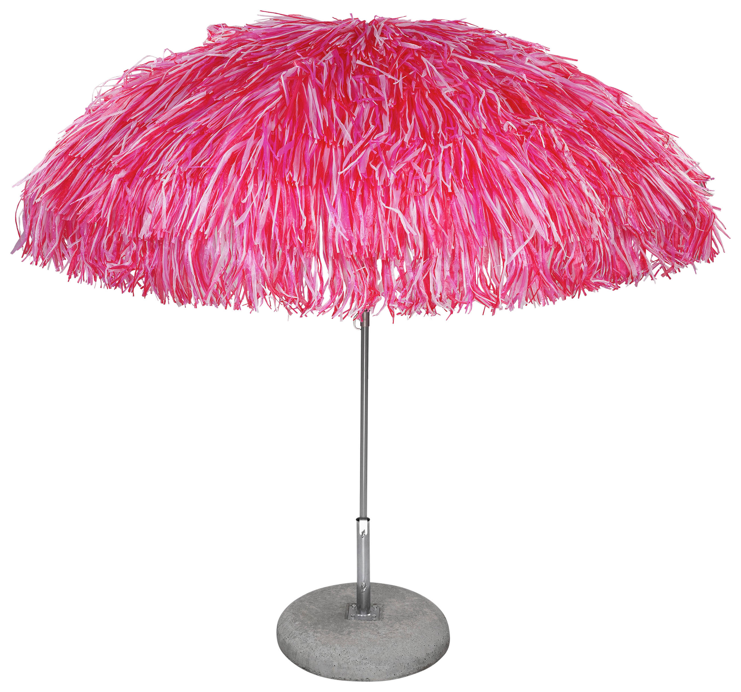 SONNENSCHIRM 200x200 cm Rosa  - Alufarben/Rosa, Design, Textil/Metall (200/200cm) - Jan Kurtz