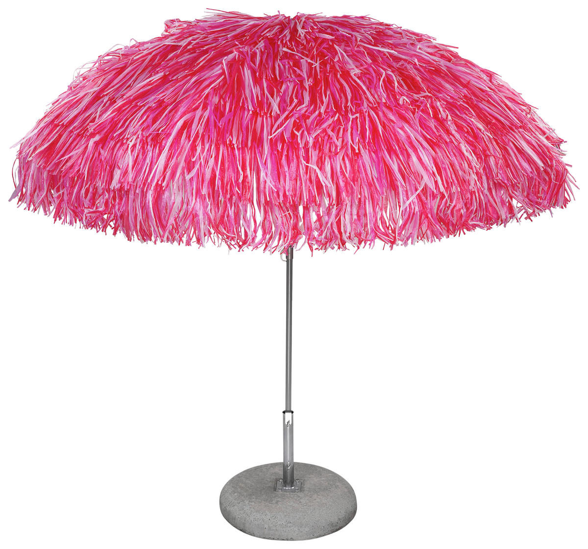 SONNENSCHIRM 200x200 cm Rosa  - Alufarben/Rosa, Design, Textil/Metall (200/200cm) - Jan Kurtz