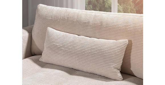 BIGSOFA Cord Grau  - Schwarz/Grau, ROMANTIK / LANDHAUS, Kunststoff/Textil (270/67/120cm) - Landscape