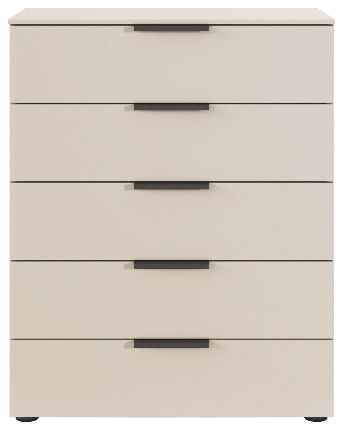 KOMMODE 80/100/42 cm  in Champagner  - Champagner/Graphitfarben, Modern, Holzwerkstoff/Kunststoff (80/100/42cm) - Rauch Möbel