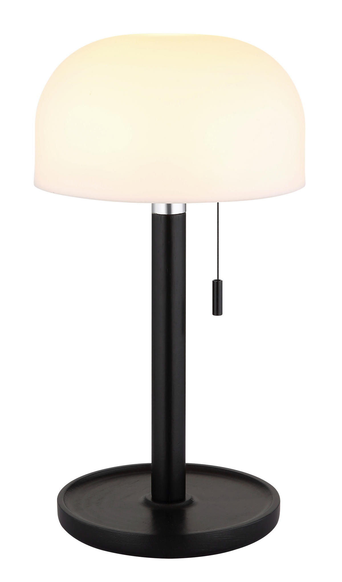 NAMIZNA SVETILKA ZA POLNJENJE  NORMAN      15/28 cm       - črna/bela, Konvencionalno, umetna masa/les (15/28cm) - Globo