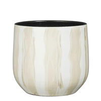 KVĚTINÁČ keramika, 27/27/24 cm - bílá, Basics, keramika (27/27/24cm)