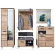 GARDEROBE 5-teilig  in 268/204/41 cm  - Wildeiche/Graphitfarben, Natur, Holz/Holzwerkstoff (268/204/41cm) - Linea Natura