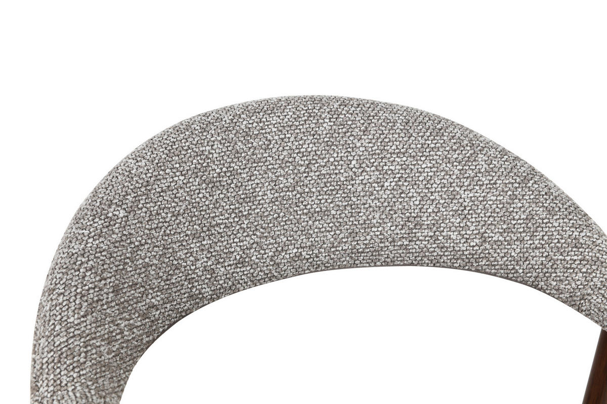 ARMLEHNSTUHL  in Eisen Bouclé  - Eichefarben/Beige, Basics, Holz/Textil (59/75/62cm) - Livetastic