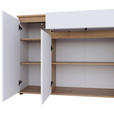 SIDEBOARD  160/93/38 cm 1 Schublade(n)  - Weiß/Eiche Artisan, MODERN, Holzwerkstoff (160/93/38cm) - Carryhome
