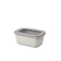 VORRATSDOSE CIRQULA 750 ml  - Weiss/Hellgrau, Design, Kunststoff (0,75l) - Mepal