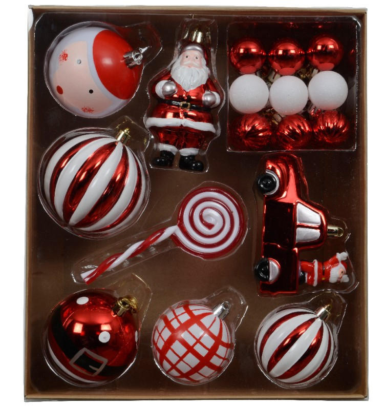 DEKOKUGELSET - Basics (25.00/8.00/28.80cm) - X-Mas