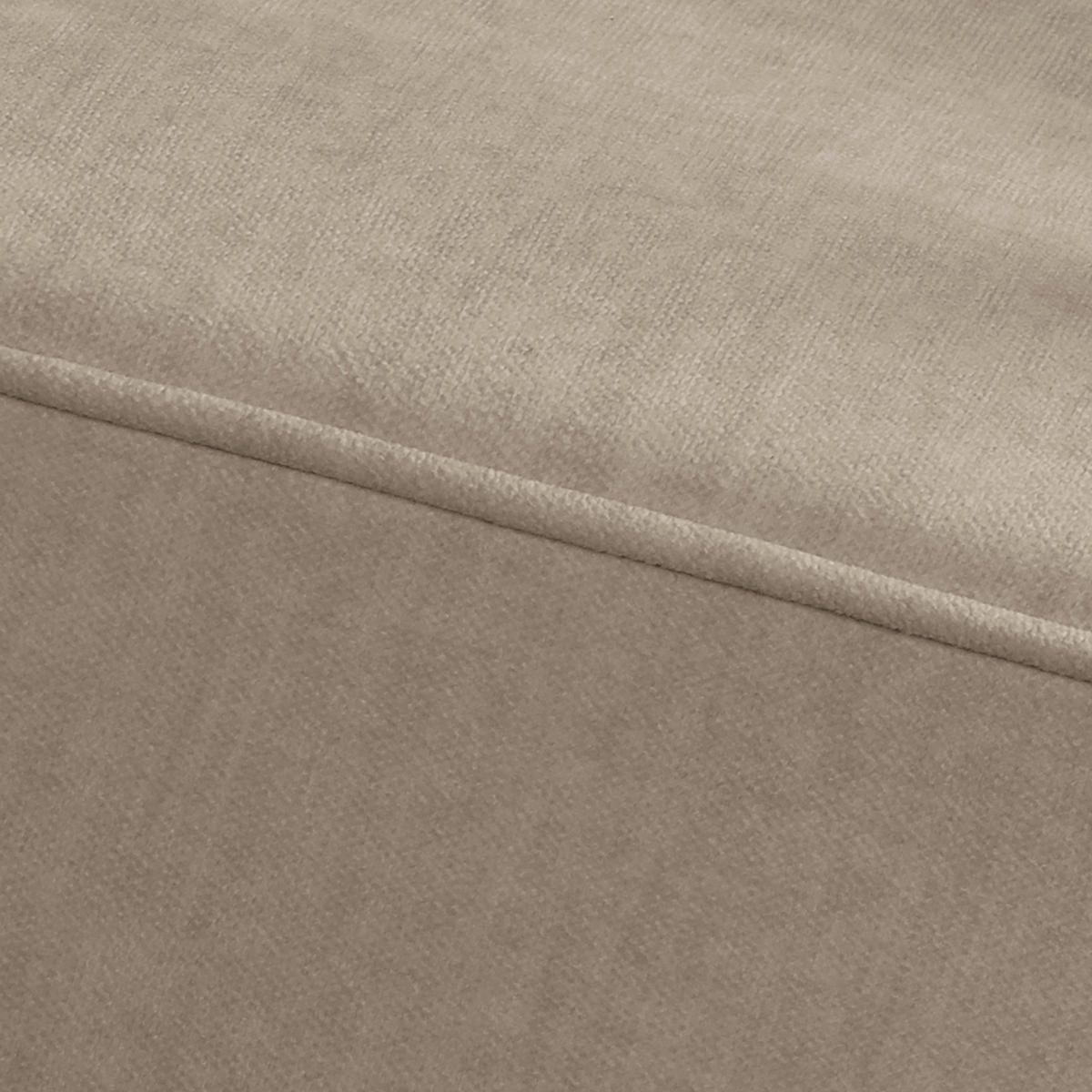 SESSEL in Mikrofaser Taupe  - Taupe, Design, Holz/Textil (128/75/91cm) - P & B