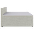 BOXSPRINGBETT 160/200 cm in Creme - Creme/Schwarz, KONVENTIONELL, Kunststoff/Textil (160/200cm) - Carryhome