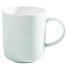HRNEK NA KÁVU, porcelán - bílá/mátově zelená, Design, keramika (0,35l) - Novel HRNEK NA KÁVU, porcelán - bílá/mátově zelená, Design, keramika (0,35l) - Novel