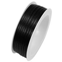 GESCHENKBAND  - Schwarz, Trend, Textil (8,5/8,5/2,8cm)