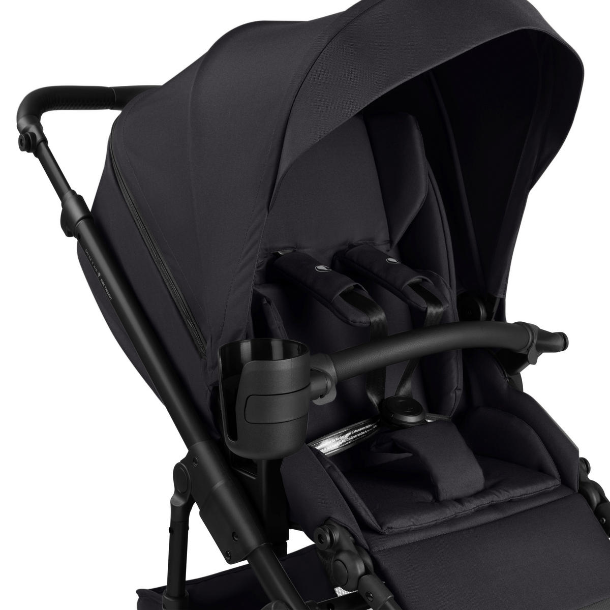 KINDERWAGENSET Salsa 5 Air 3in1 Set Calla  - Schwarz, Basics, Textil/Metall (63/118/95.5cm) - ABC Design