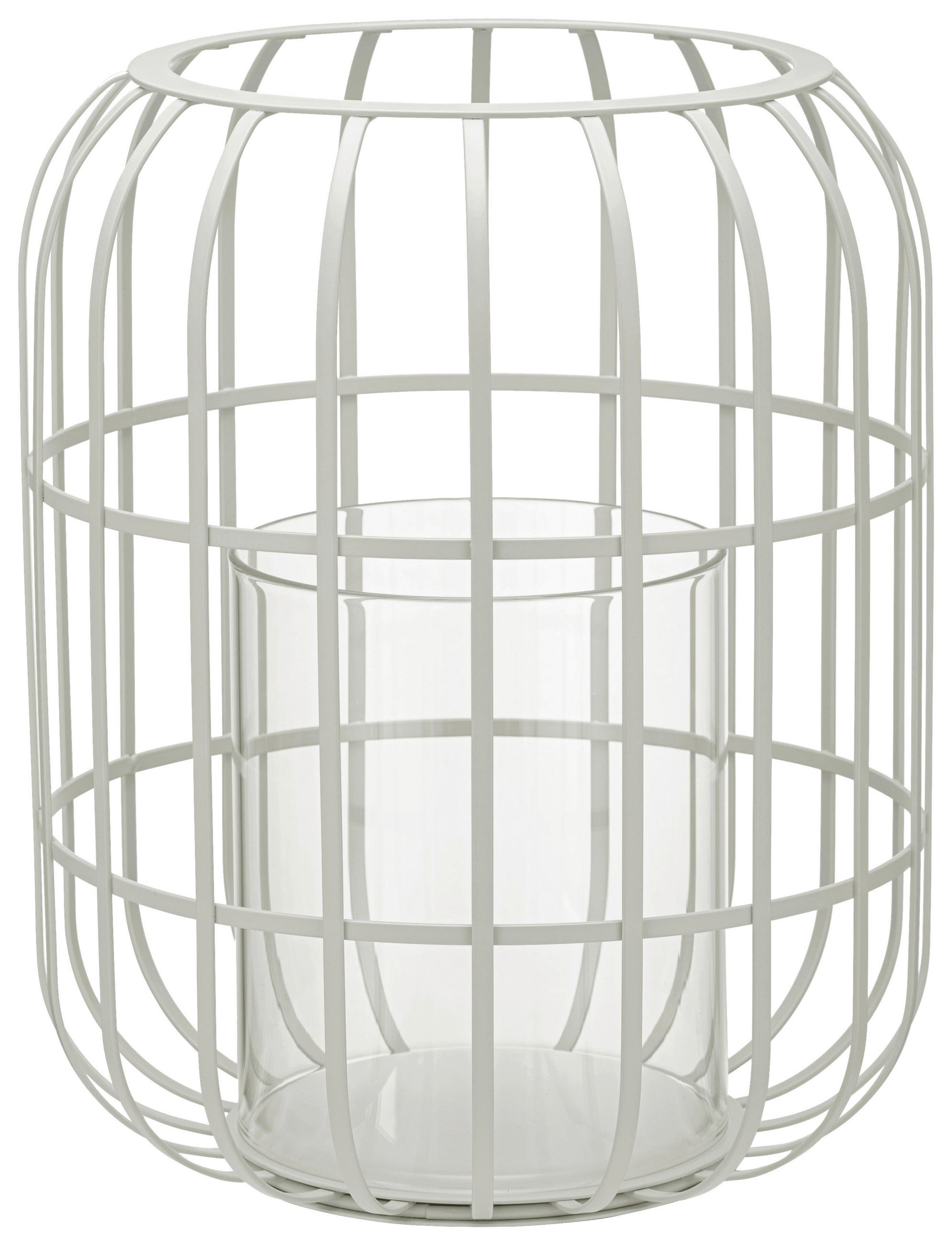 LATERNE - Beige, KONVENTIONELL, Metall (27,8/34,2cm) - Blomus