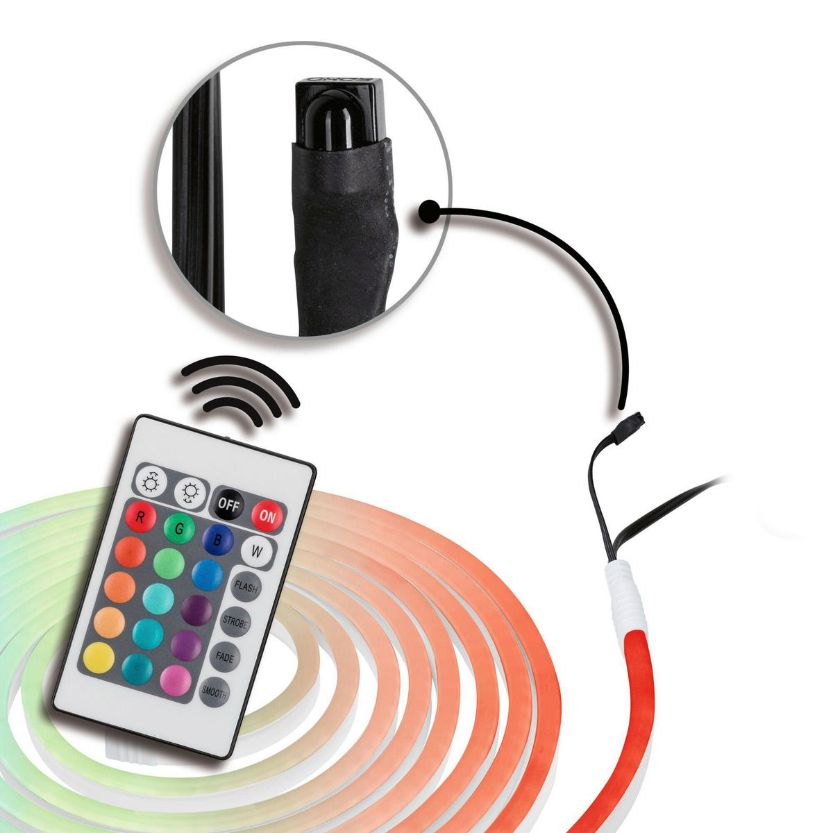 LED-STRIP SimpLED Outdoor 500/0,95/1,85 cm   - Weiß, Basics, Kunststoff (500/0,95/1,85cm) - Paulmann