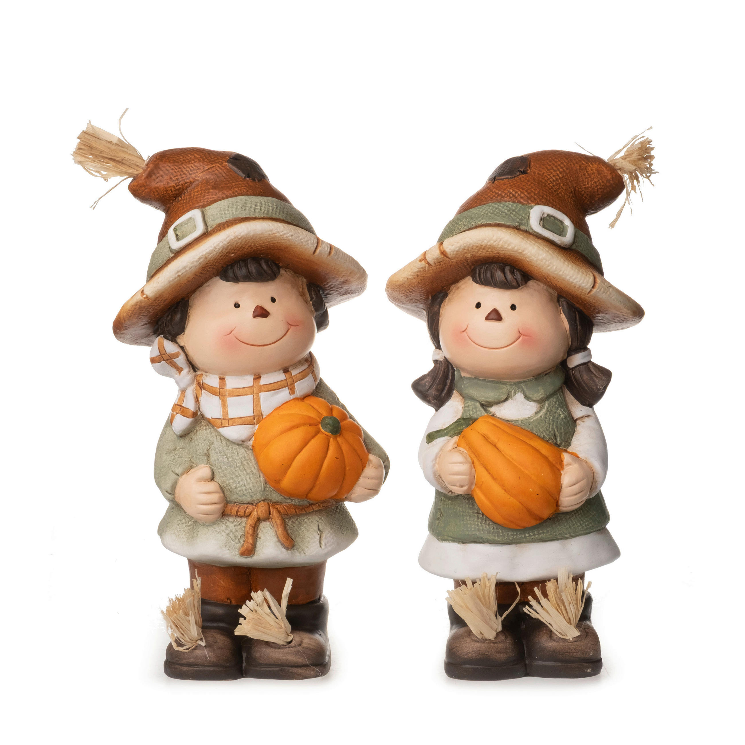 DEKOVOGELSCHEUCHE - Orange, LIFESTYLE, Keramik (11,5/10,5/23cm)