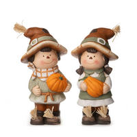 DEKOVOGELSCHEUCHE - Orange, LIFESTYLE, Keramik (11,5/10,5/23cm)