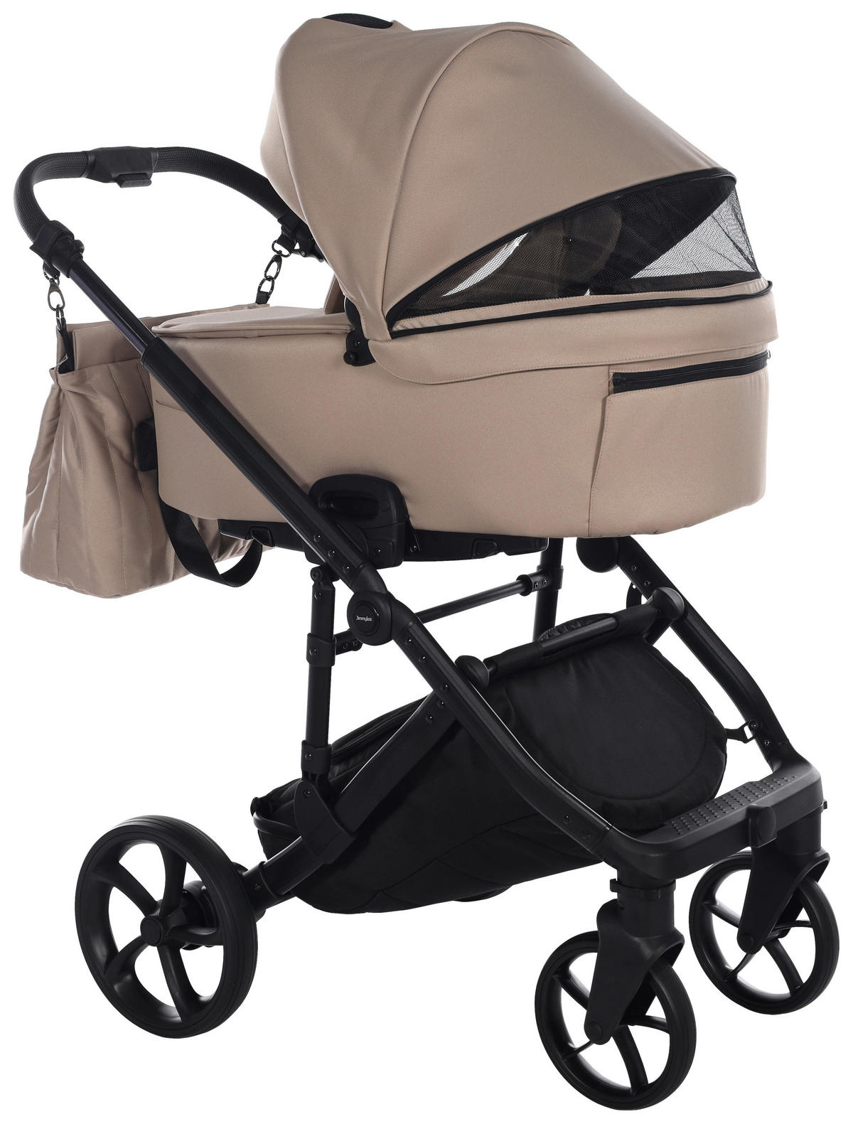 BARNVAGNSSET Easy Compact  - beige/svart, Basics, metall/textil (108/61/96cm) - Jimmylee