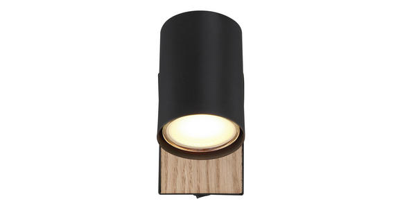 STRAHLER 13,5/7/10 cm - Schwarz, Basics, Holz/Metall (13,5/7/10cm) - Novel
