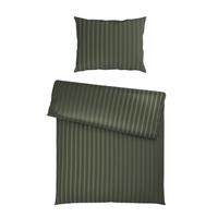POVLEČENÍ, satén, zelená, 140/200 cm - zelená, textil (140/200cm) - Dieter Knoll
