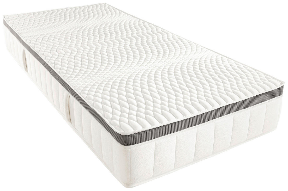TASCHENFEDERKERNMATRATZE 90/200 cm Höhe ca. 27 cm  - Basics, Textil (90/200cm) - Novel