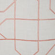 ÖSENVORHANG blickdicht  - Beige/Terracotta, Design, Textil (140/245cm) - Esposa