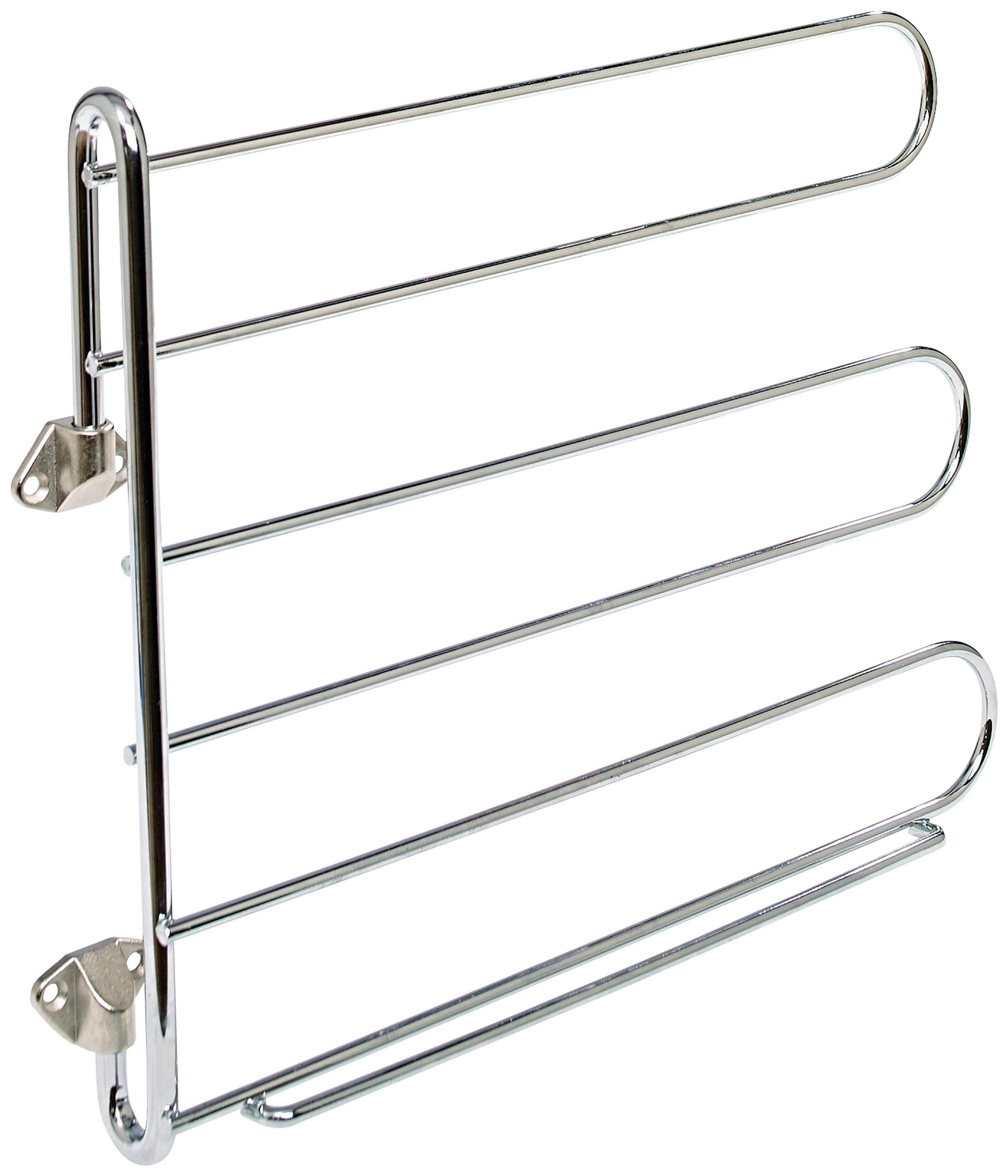 KRAWATTENHALTER 32/27/6 cm Chromfarben  - Chromfarben, Metall (32/27/6cm) - home24