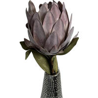 DEKORAČNÁ KYTICA  - lila/zelená, Natur, plast (63/10/10cm)