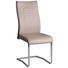SCHWINGSTUHL in Textil Creme, Dunkelbraun - Chromfarben/Dunkelbraun, Design, Textil/Metall (43/98/60cm) - Carryhome SCHWINGSTUHL in Textil Creme, Dunkelbraun - Chromfarben/Dunkelbraun, Design, Textil/Metall (43/98/60cm) - Carryhome