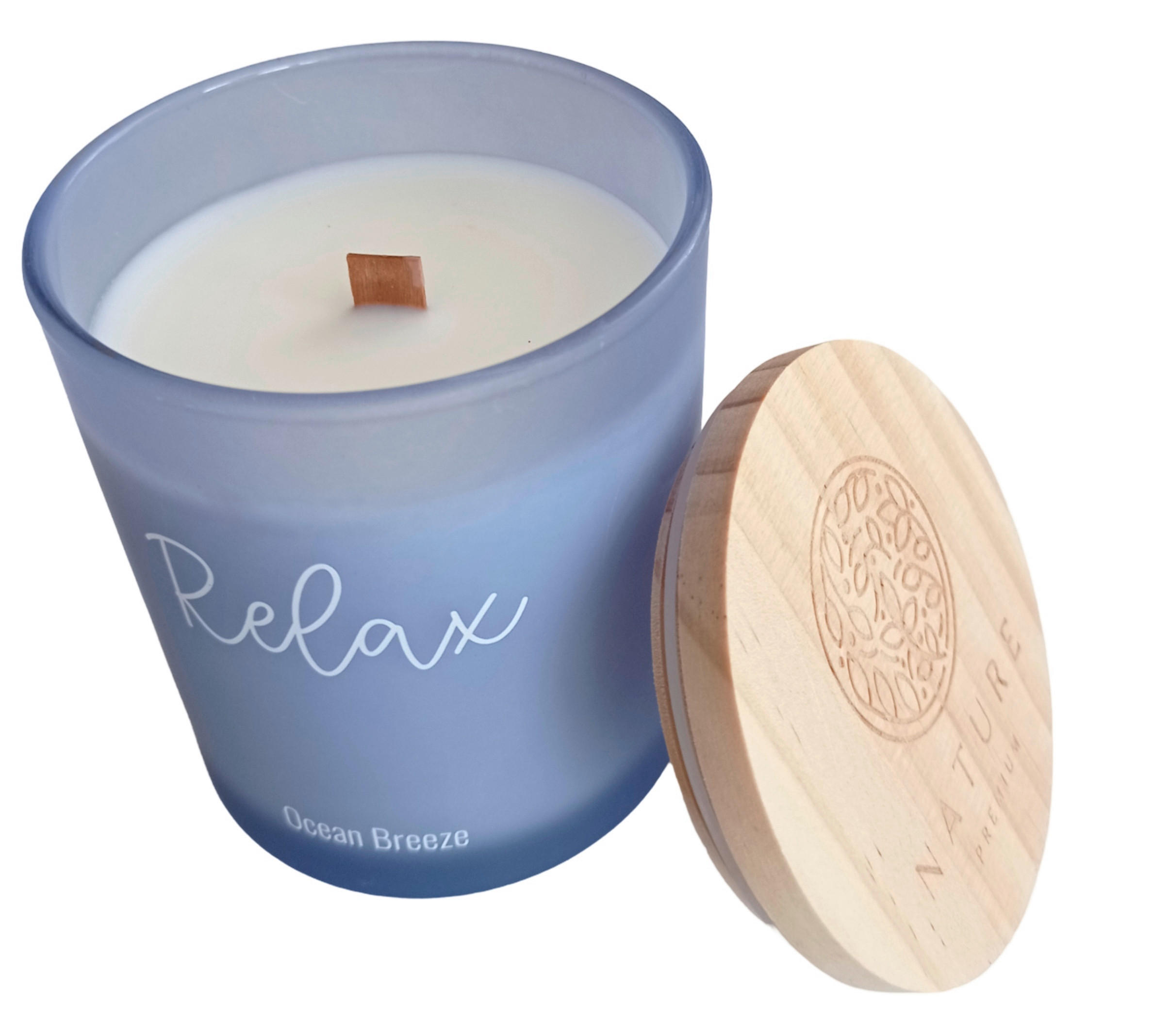 VONNÁ SVIEČKA  - Basics, drevo/prírodné materiály (9/11cm) - Alvarak