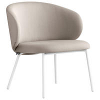 GARTENSESSEL Weiß, Sandfarben  - Sandfarben/Weiß, Basics, Textil/Metall (69/72/71cm) - Connubia 