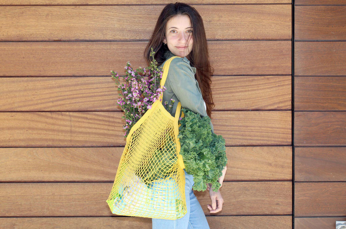 HÁLÓS TÁROLÓ - többszínű, Basics, természetes anyagok (6/11/12cm) - Kikkerland