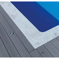 POOLUMRANDUNG 400/800 cm  - Hellgrau, MODERN, Stein (400/800cm)