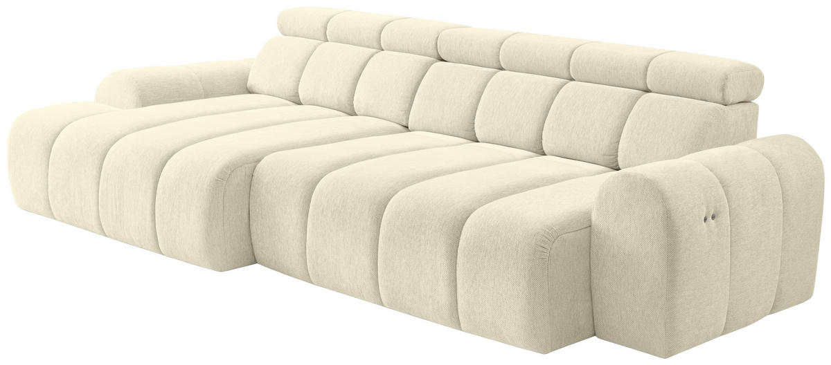 UGAONA GARNITURA krem  - crna/krem, Dizajnerski, tekstil/plastika (152/290cm) - Stylife