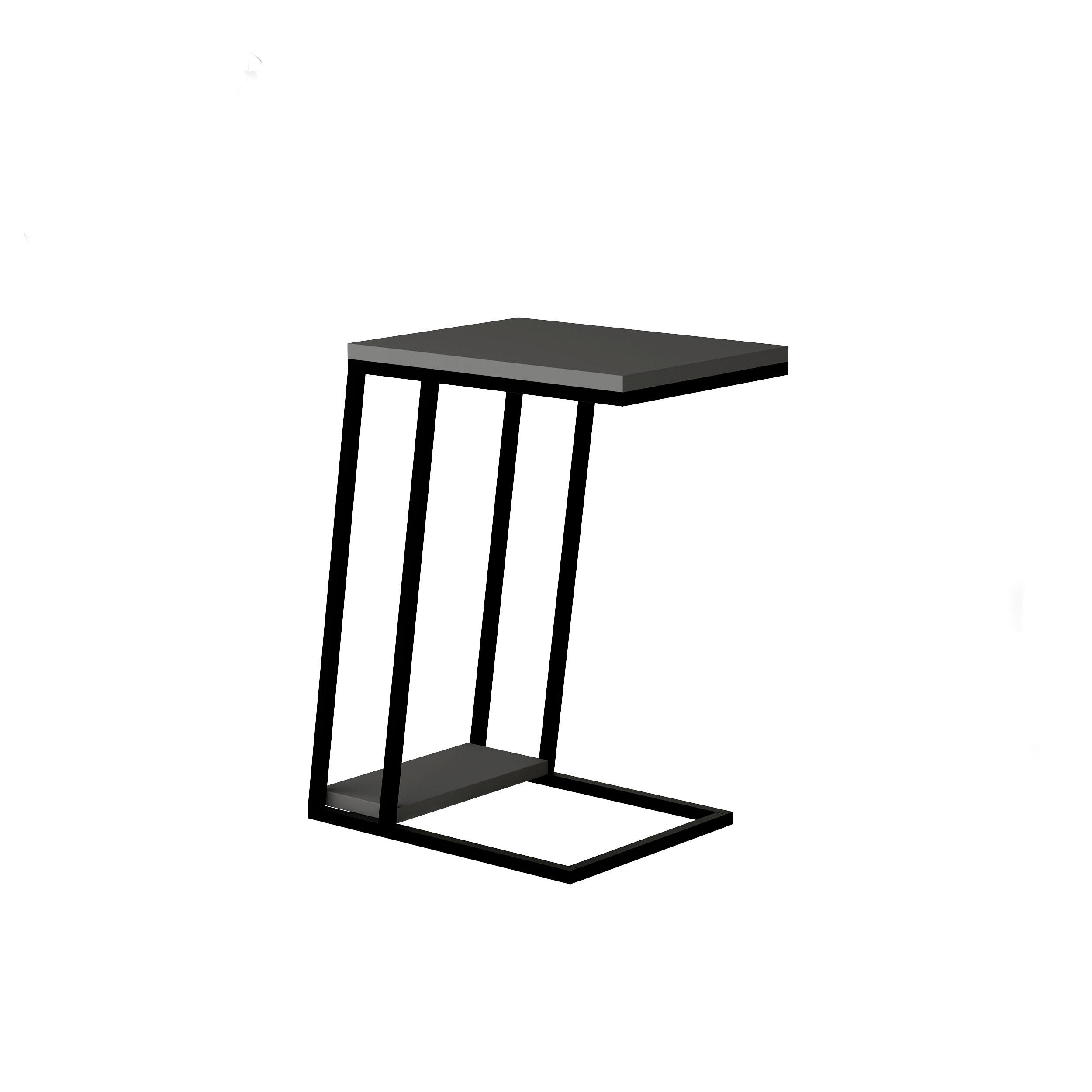 Livetastic Beistelltisch Anthrazit 40x57x30 cm